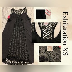 Xhilaration Small Racer Back Lace Dress/Cover Up NWT